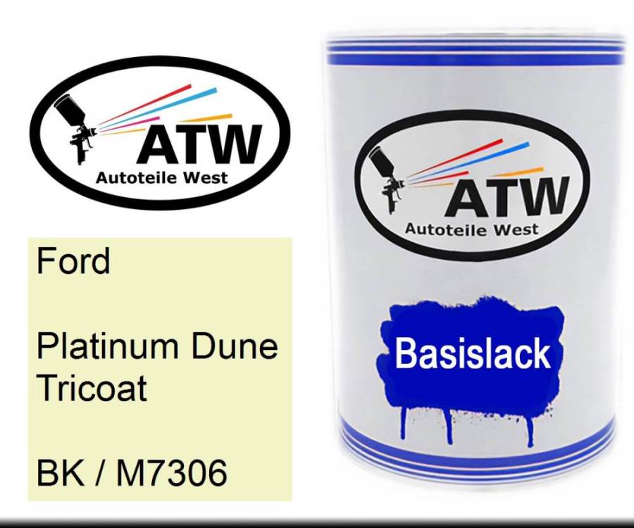 Ford, Platinum Dune Tricoat, BK / M7306: 500ml Lackdose, von ATW Autoteile West.